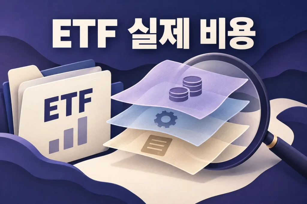 ETF 총보수와 실제 비용 차이, 기타비용·매매비용을 비교하는 순서