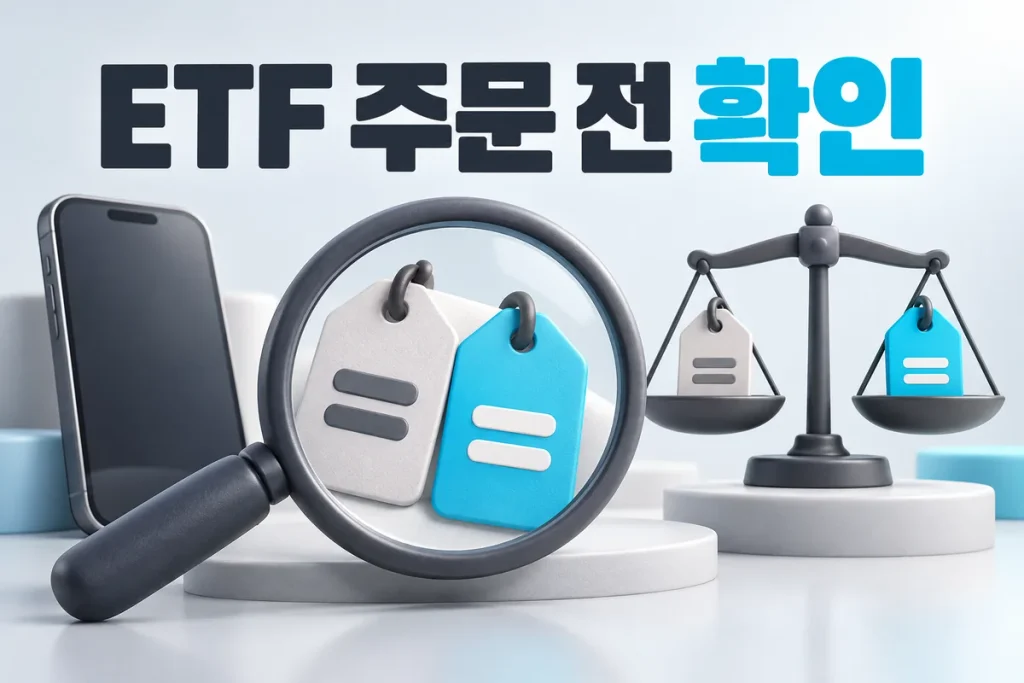 ETF 괴리율과 호가 스프레드, 매수 주문 전에 확인할 가격 세 가지