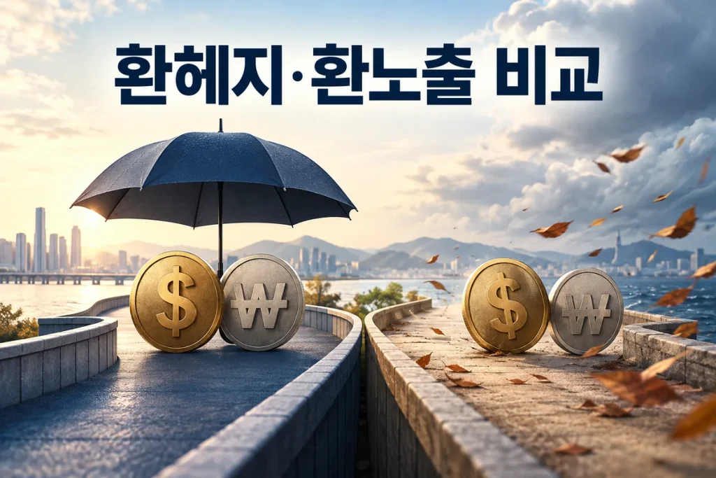 ETF 환헤지·환노출 비교, 원화 수익률과 환율 위험을 함께 계산하는 법